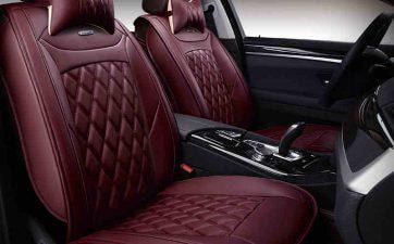 Interior em couro premium Woliv